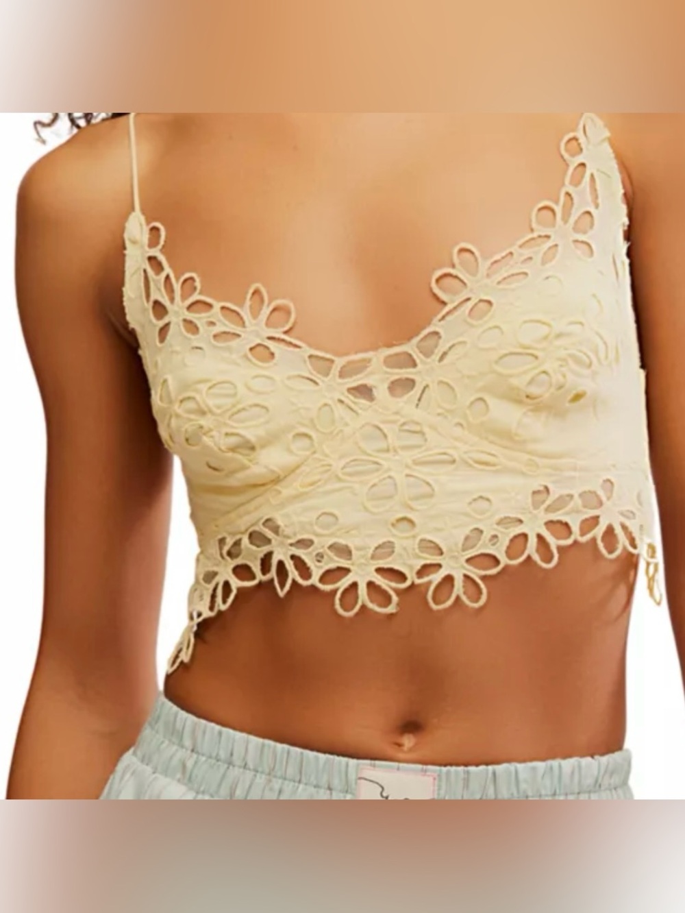 Free People Asteria Bralette Size L  NWT
